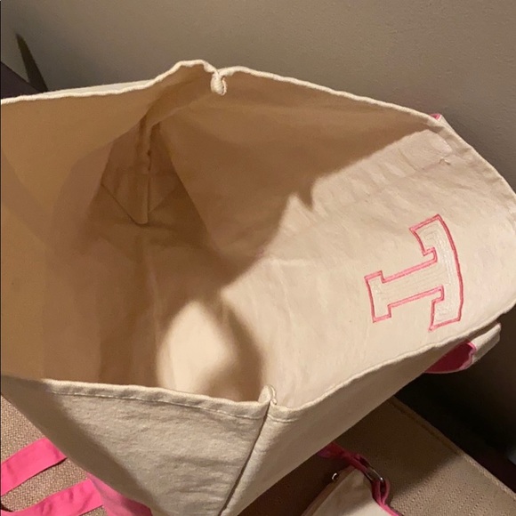 Matching canvas Tote & Cross body bag - Picture 5 of 8